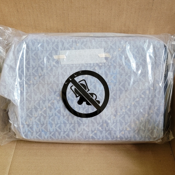 Michael Kors Jet Set LG EW Crossbody Bag Blue - Picture 8 of 10